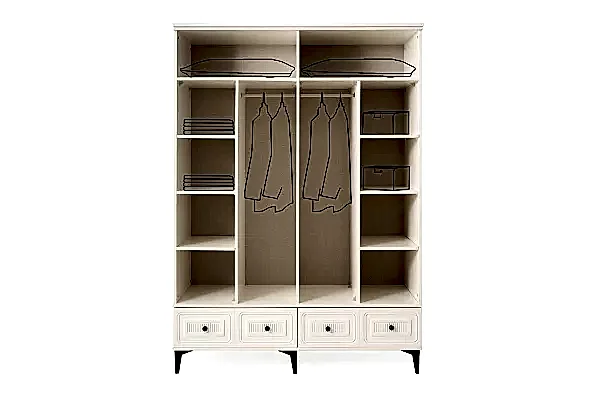 Alaska 4 Kapaklı Gardrop