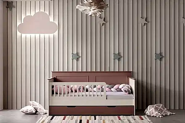 Armin Çocuk Odası Sedir Karyola + Alt Karyola + Korkuluk