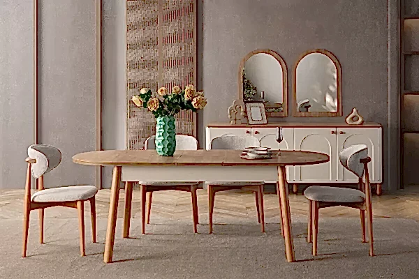 Bohem Yemek Odası Takımı