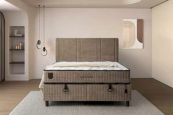 California Yatak-Baza-Başlık Seti