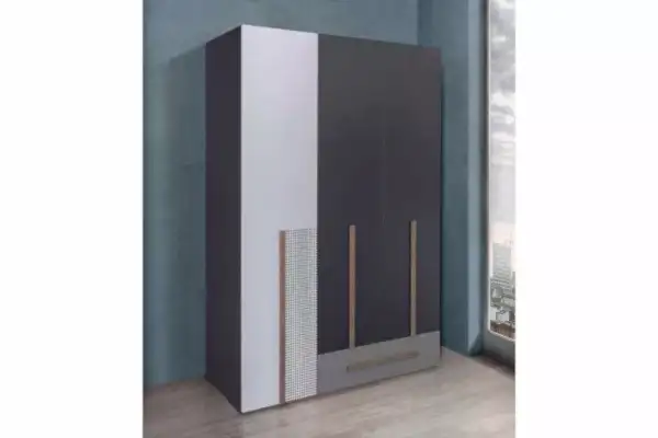 City Genç Odası 3 Kapaklı Dolap