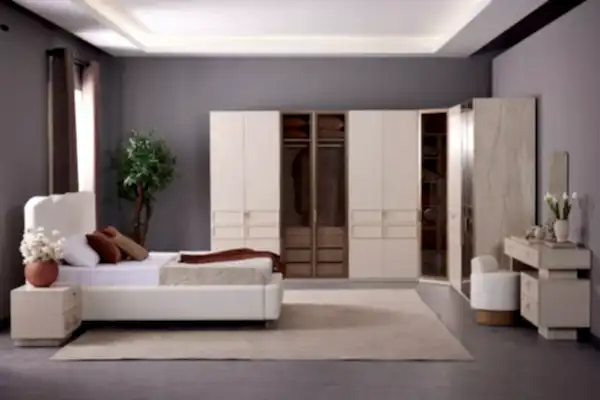 Dante Köşe Dolaplı Yatak Odası Takımı