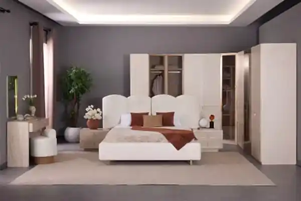 Dante Köşe Dolaplı Yatak Odası Takımı