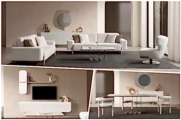 İder Mobilya 3'lü Düğün Paketi - Monza