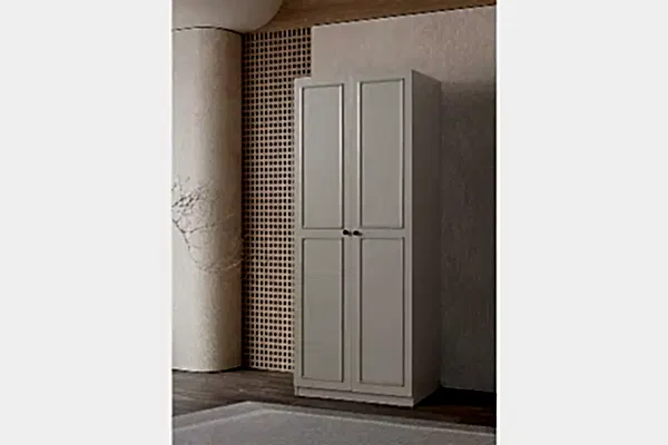 Lasca 2 Kapaklı Uzun Askılıklı Dolap