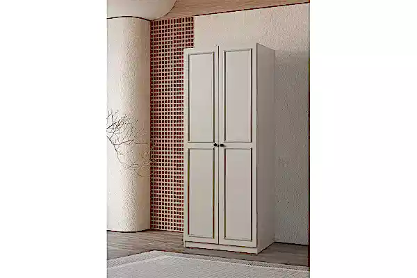 Lasca Gardırop 2 Kapaklı Askılı