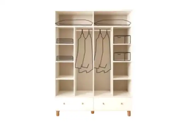 Nice 4 Kapaklı Gardrop