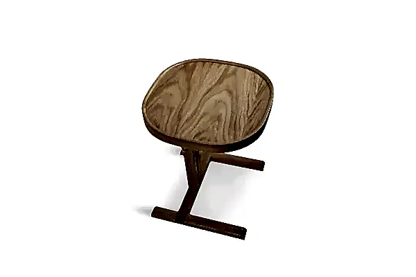 Opus Kare Yan Sehpa Meşe - Meşe Tablalı KD-1002-M