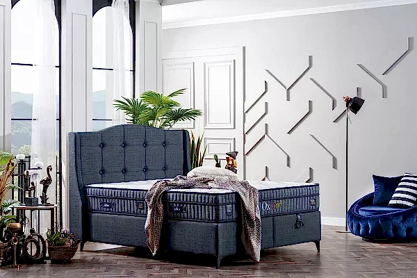 Oxford Yatak-Baza-Başlık Seti