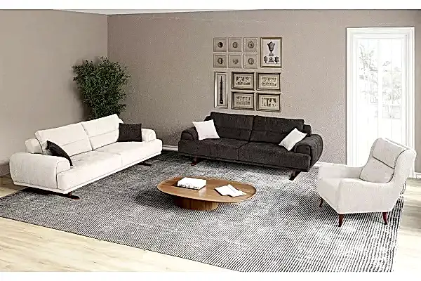 Palermo Koltuk Takımı Ahşap ayak