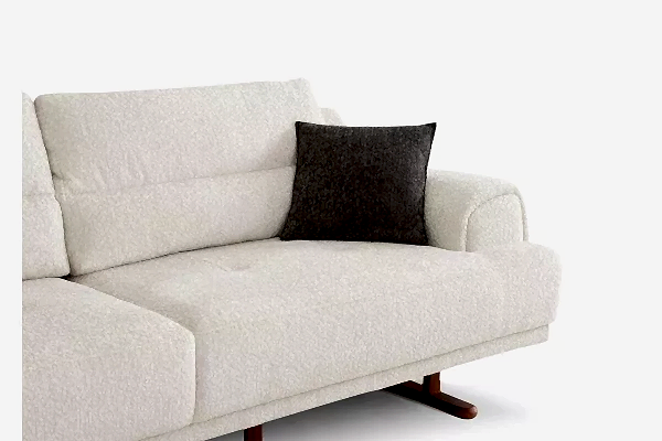 Palermo Üçlü Koltuk Ahşap Ayak