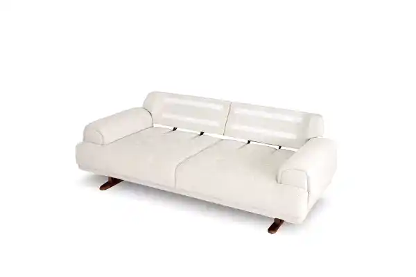 Palermo Üçlü Koltuk Ahşap Ayak