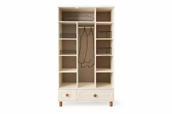 Perla 3 Kapaklı Gardrop