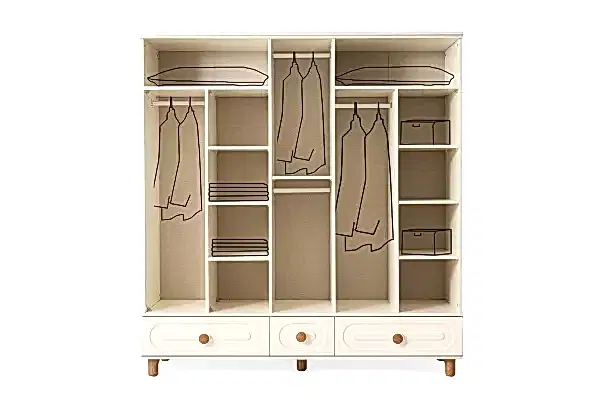 Perla 5 Kapaklı Gardrop