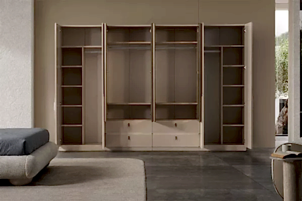 Porto Gardırop 2 Askılıklı 2 Camlı Takım