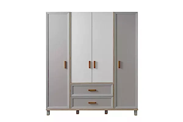 Studio Genç Odası 4 Kapaklı Dolap