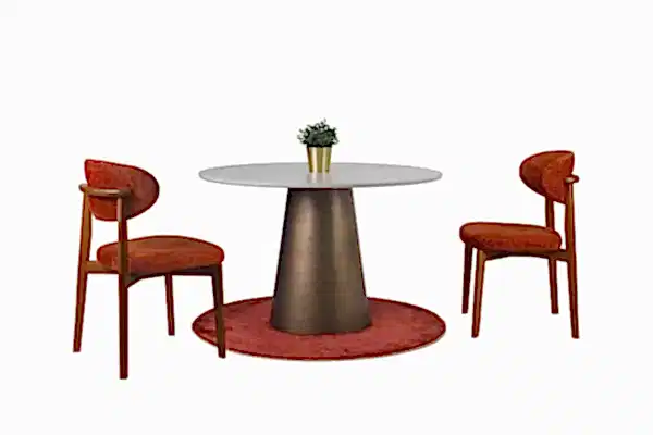 Traverten Masa Takımı 125 cm