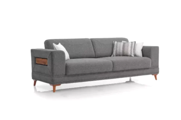 Valencia Üçlü Koltuk Füme