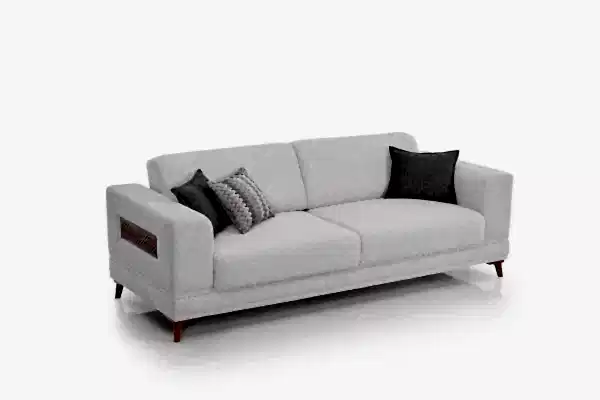 Valencia Üçlü Koltuk Gri